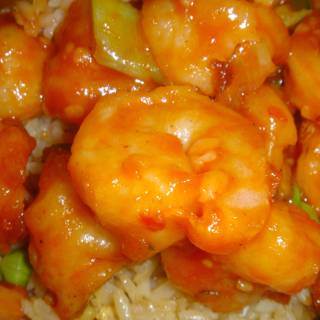 Shrimp and Veggie Curry Plate