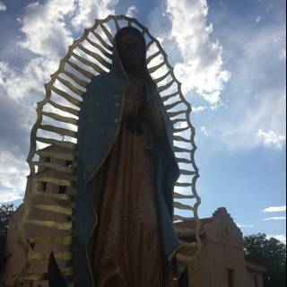 Our Lady of Guadalupe in front of Santa Fe Church