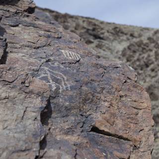 Ancient Inscription on Desert Rock