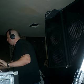 DJ Jamming with Headphones