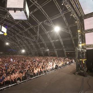 Massive Crowd Gathers for Moby's Coachella Performance