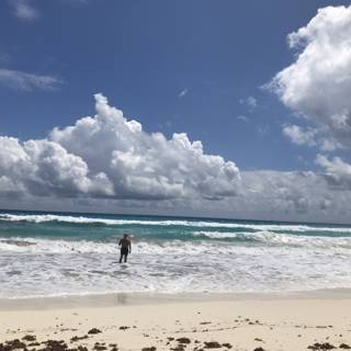 Surfing in Cancún