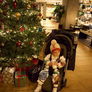 A Christmas Moment: Teddy's Stroller Adventure