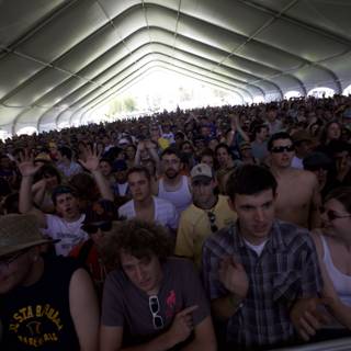 Coachella Crowd Gets Hands Up in Celebration