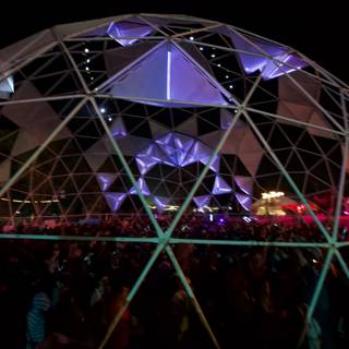 Illuminated Dome in the City