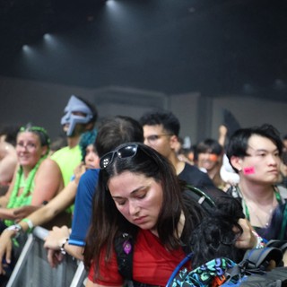 Exhausted Festival Goer at Wobbleland 2026 Rave