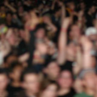 Blurred Crowd at Rock Concert