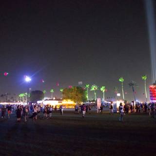 Illuminated Festivities: Coachella 2024 Under the Desert Sky