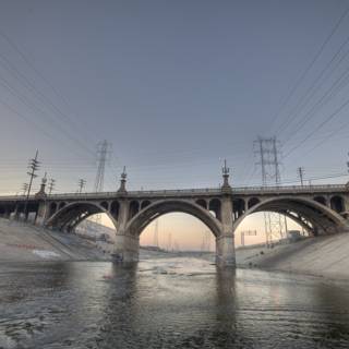 Arch Bridge Over the L.A. River
