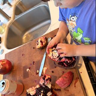 Culinary Adventure: Little Hands and Pomegranates