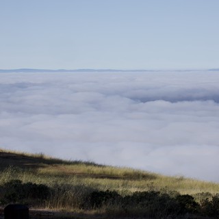Sea of Clouds Swallows the Valley Below Mount Diablo
