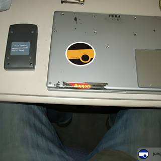 Personal Computer with Stylish Laptop Sticker