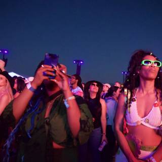 Night Vibes at Coachella 2024: A Captivating Moment