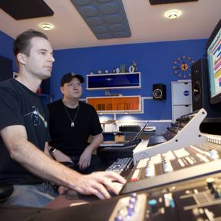 Recording Session with DJ Dan in 2010