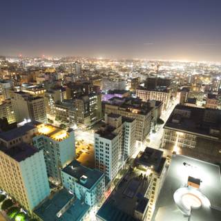 City Nightscape in Los Angeles