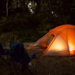 Nightfall at Camp: First Camping Trip, Presidio 2023