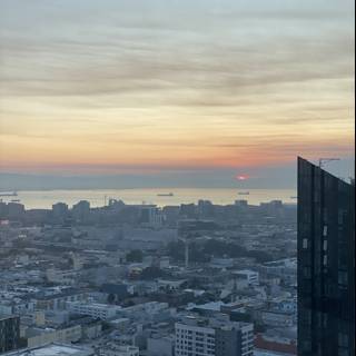 Sunset over the San Francisco Skyline