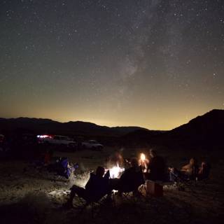 Campfire Stories Under the Night Sky
