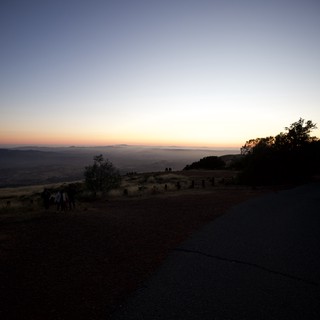 Twilight Silhouettes Over Mount Diablo's Valley Vista