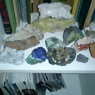 Rocks and Books: A Shelf Full of Treasures