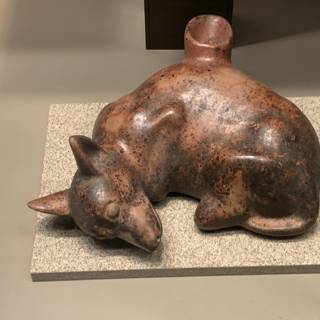 Egyptian Cat Figurine in Bronze