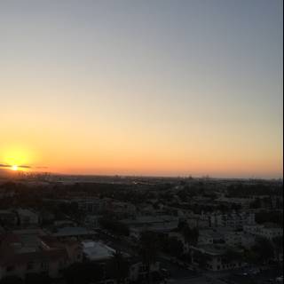 Breathtaking Long Beach Sunset