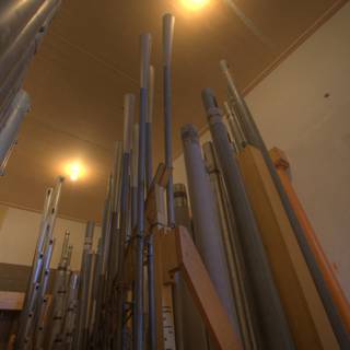 Pipes in the Plywood Room