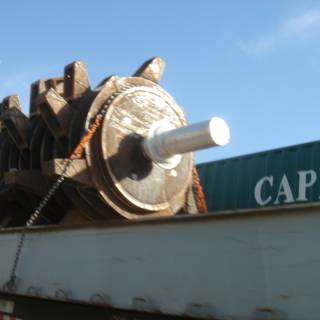 Industrial Machinery on Transport Truck