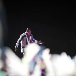 Kanye West Dominates Coachella Stage with Upward Hands