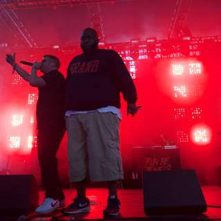 Killer Mike and Friend on Coachella Stage