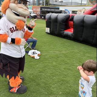 Mascot Encounter at the Park