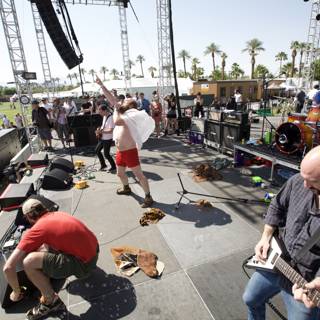 Music Band Performs at Coachella Music Festival