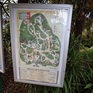 Oakland Fairyland Map Display Celebrating 75 Years