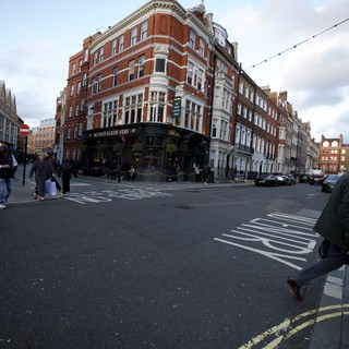Early Morning Street Corner in Central London