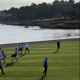 A Recreational Stroll by the Water at Pebble Beach