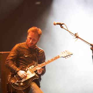 Dan Auerbach Rocks the Stage with His Electric Guitar