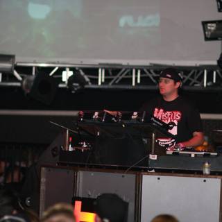 DJ performing for a packed crowd