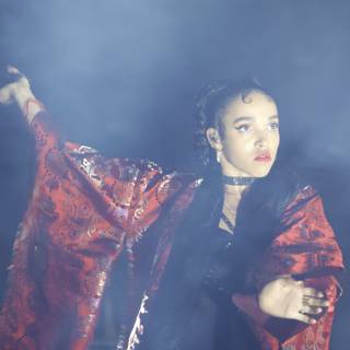FKA Twigs Performs in Red and Black