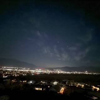 Celestial Night Over Desert Hot Springs