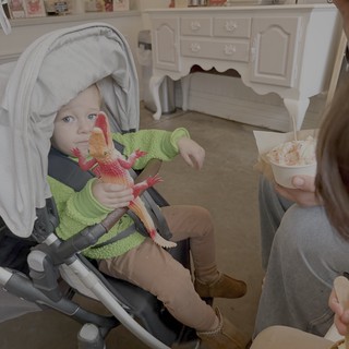 Baby's Feeding Time in Cozy Kitchen