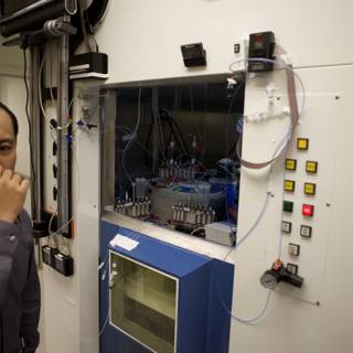 Man and Machine in the UCLA Micro Bio Chip Lab