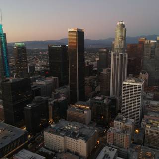 Aerial View of Downtown Los Angeles