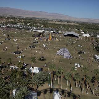 Aerial View of Coachella Campgrounds