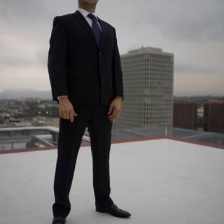 Businessman on the Roof