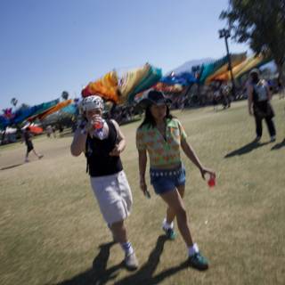 Vibrant Strolls at Coachella 2024