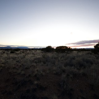 Desert Twilight Over New Mexico High Desert