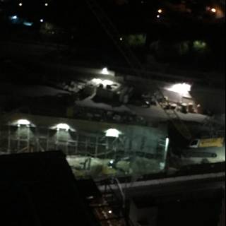 Nighttime Construction Site at The Broad
