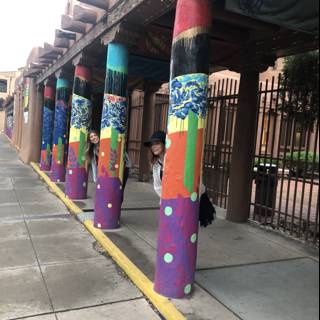 Colorful Pillar in Santa Fe