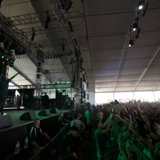 Green Glimmer at Coachella Concert