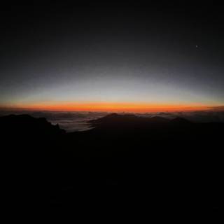 Sunset Over the Haleakalā Mountains
